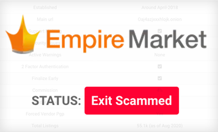 Bye-Bye Bitcoins: Empire Darknet Market 'Exit Scams'