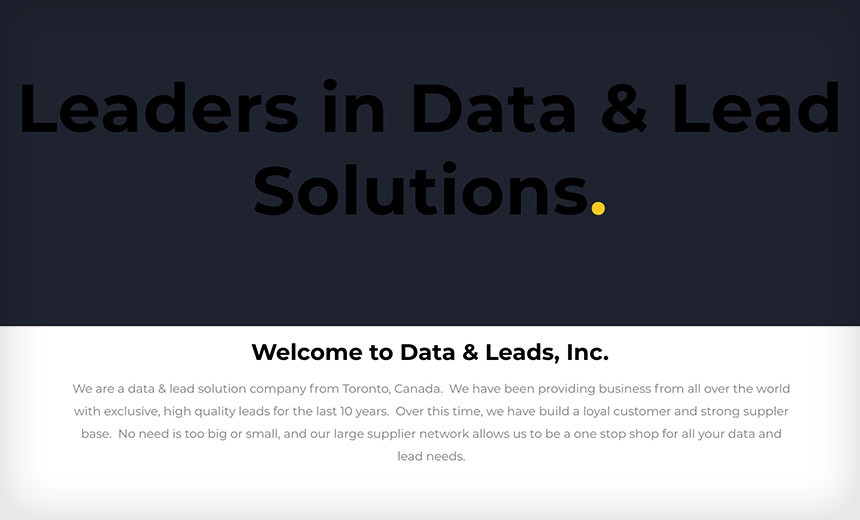 'Data & Leads' Site Disappears After Data Exposure Alert