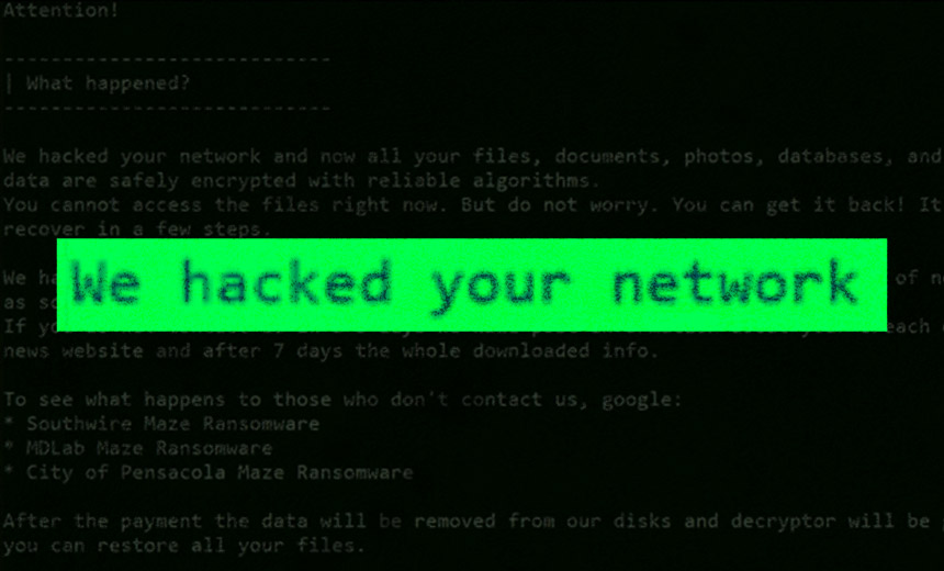 Maze Ransomware Attack Borrows RagnarLocker Hacking Move