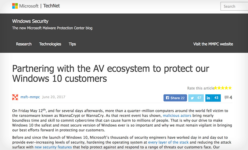 Microsoft Defends AV Handling After Kaspersky Antitrust Lawsuits